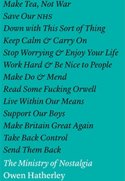 The Ministry of Nostalgia: Consuming Austerity (Owen Hatherley)