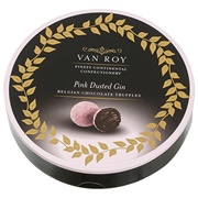 Van Roy Pink Dusted Gin Belgian Chocolate Truffles