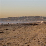 Go to Mission Beach in San Diego