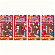 Tony's Chocolonely Alphabet Letters