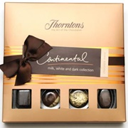 Thorntons Continental Milk, White and Dark Collection