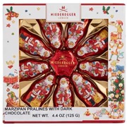 Niederegger Santas & Star Dark Chocolate Marzipan