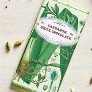 Cardamom White Chocolate Bar