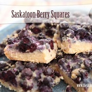 Saskatoon Berry Squares