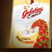 Galatine Choco Confetti Bianco & Fragola