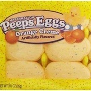 Peeps Eggs Orange Creme