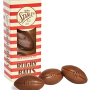 Mr Stanley's Milk Chocolate Rugby Balls