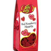 Jelly Belly Red Raspberry Hearts