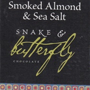 Snake & Buttefly Smoked Almond & Sea Salt Chocolate Bar