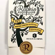 Raphio 72% Meyer Lemon Olive Oil Chocolate
