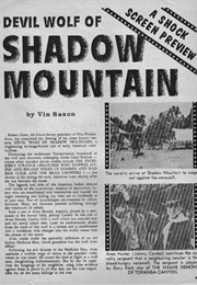 Devil Wolf of Shadow Mountain (1964)