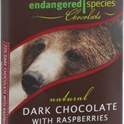 Endangered Species Dark Chocolate W/ Raspberries
