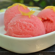 Raspberry and Lemon Sorbet
