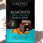 Cachet Almonds Dark Chocolate 54%