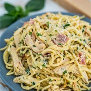 Chicken Shrimp Carbonara