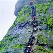 Harihar Fort, Nashik, India