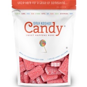 Only Kosher Sour Strawberry Cubes