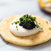 Blini With Caviar. Russia