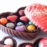 Christophe Artisan Hand-Painted Truffle Heart