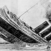 RMS Lusitania Sunk