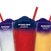 Transformers Slushes at Sonic