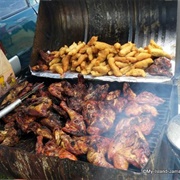 Jerk Chicken in Jamaica