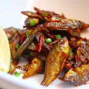 Kapenta (Fried Sardines). Zambia