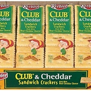 Keebler Club & Cheddar Sandwich Crackers