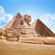 Great Pyramids of Giza. Cairo, Egypt
