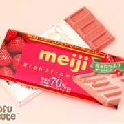 Meiji Strawberry Chocolate Bar