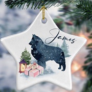 Belgian Groenendael Ornament