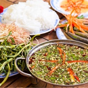 Canh Chua Lá Giang Cá Kèo