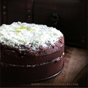 Coconut Chocolate Cake With Lime Green Sugar