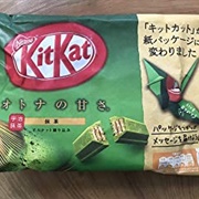 Kit Kat Uji Matcha Tea Paper
