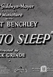 How to Sleep (1935)