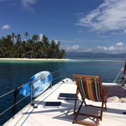 Rum on a Boat in the Caribbean