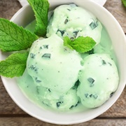 Mint Chocolate Chip Ice Cream
