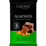 Cachet Almonds Milk Chocolate