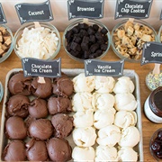 Ice Cream Bar With All the Toppings