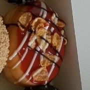 Caramel Cornflakes Filled Donut