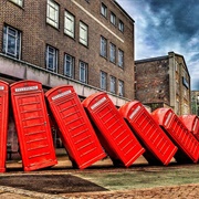 Tumbling Telephone Boxes (Kingston, London)