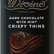 Divine Mint Crispy Dark Chocolate Thins