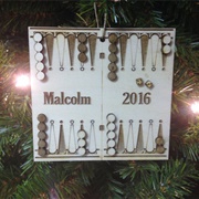 Backgammon Ornament