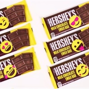 Hershey&#39;s Milk Chocolate Emoji Bar