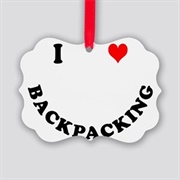 Backpacking Ornament