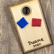 Cornhole Ornament