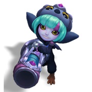 Pengu Cosplay Tristana: Obsidian