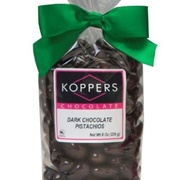Kopper's Dark Chocolate Pistachios