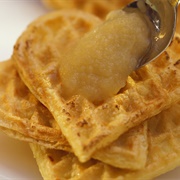 Waffles With Applesauce