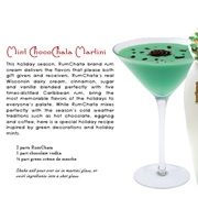 Mint Chocochata Martini